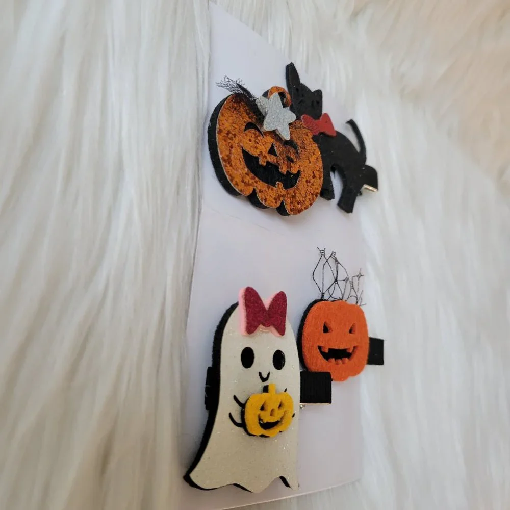 Halloween Hair Clip Set